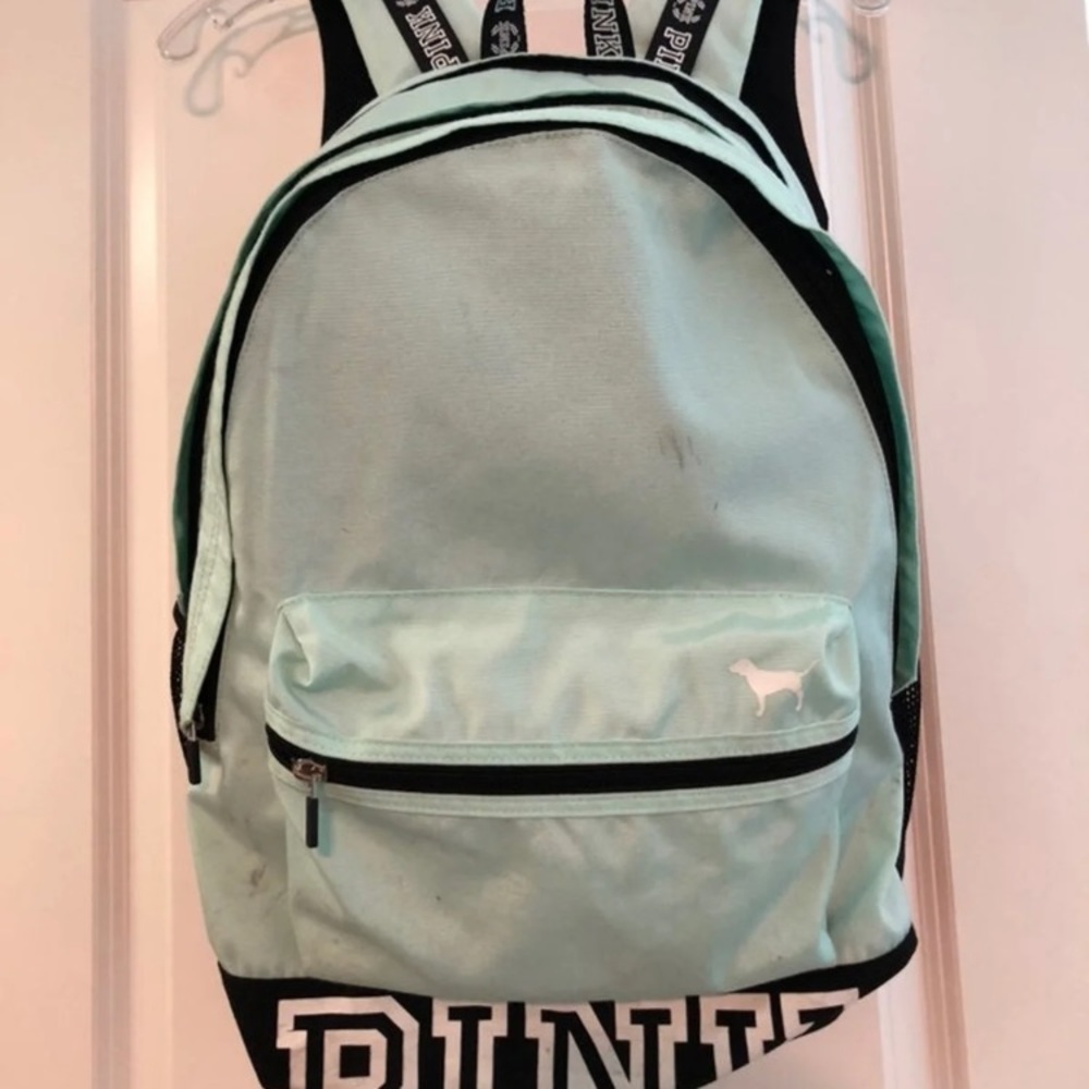 Pink backpack